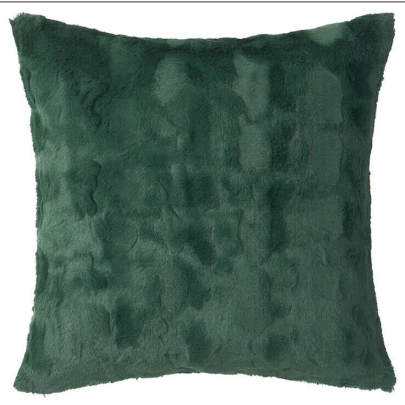IKEA SPÖKSÄCKMAL SPOKSACKMAL Cushion Cover, Green Fur, 20"x20" (905.666.21) NEW - Picture 1 of 4